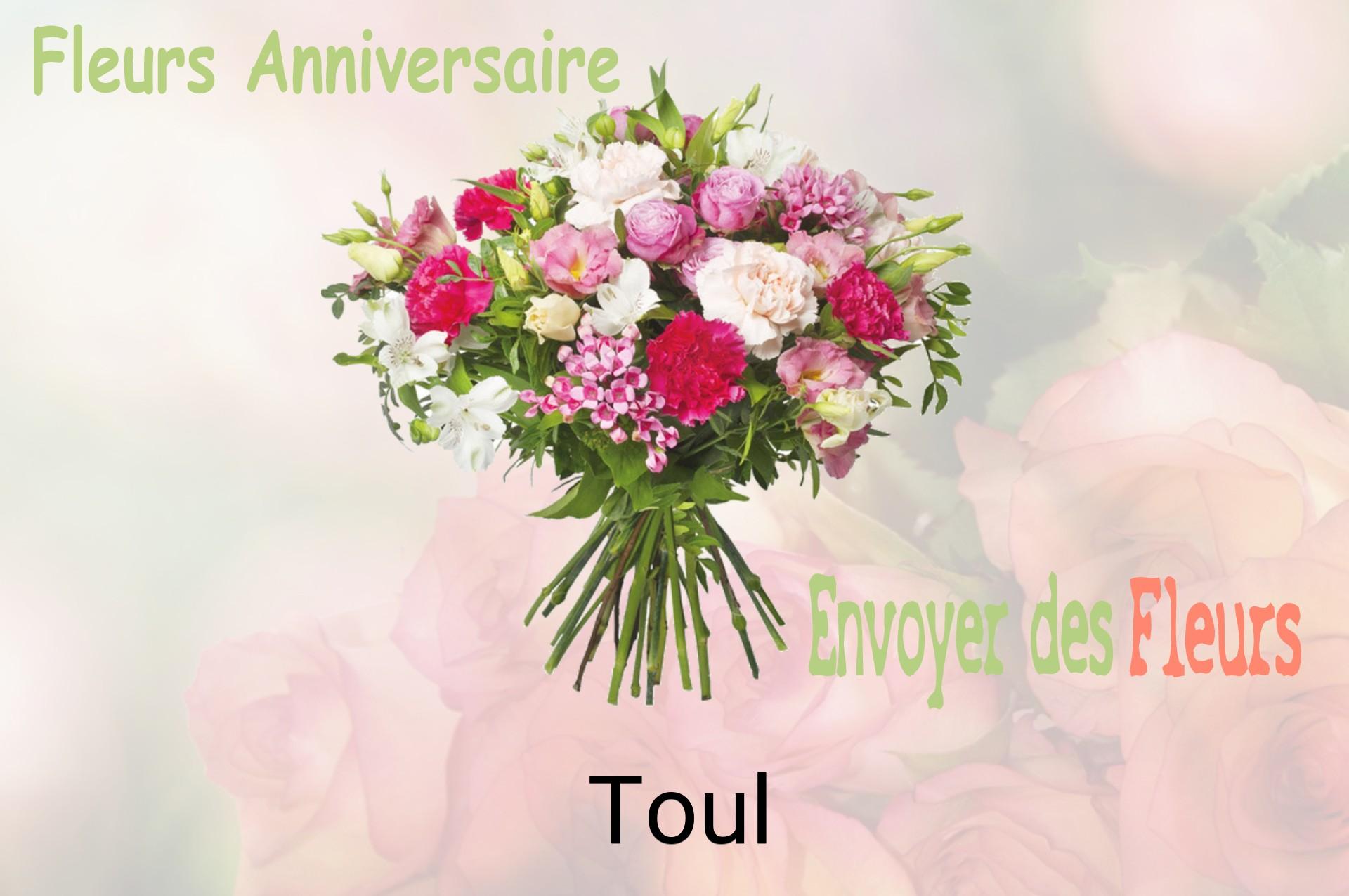 Bouquet de fleurs d’anniversaire livré à Toul